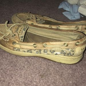 Worn sperry shoes